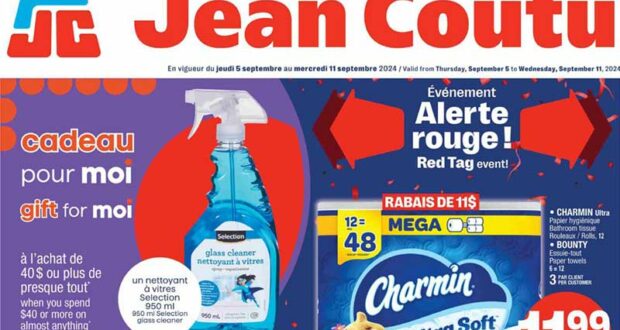 Circulaire Jean Coutu du 5 septembre au 11 septembre 2024