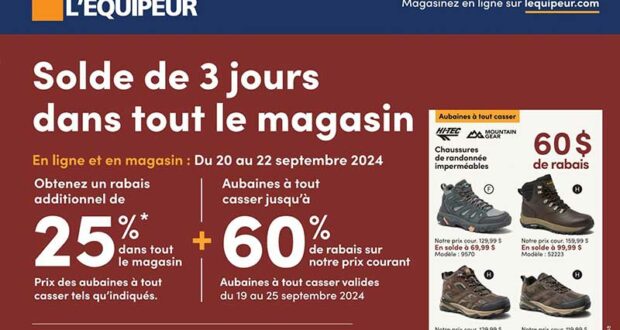 Circulaire L’Équipeur du 19 septembre au 25 septembre 2024