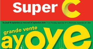 Circulaire Super C du 19 septembre au 25 septembre 2024