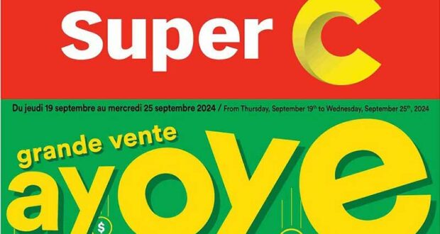 Circulaire Super C du 19 septembre au 25 septembre 2024