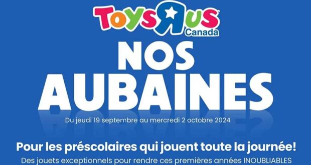 Circulaire Toys R Us du 19 septembre au 2 octobre 2024