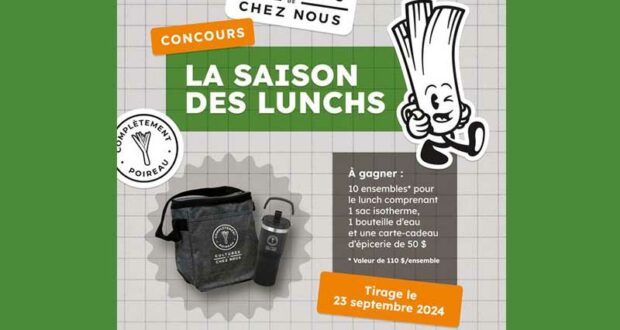 Gagnez 10 ensembles pour le lunch