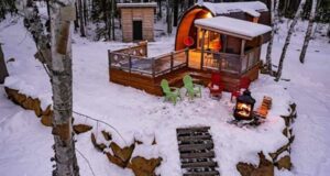 Gagnez 2 nuits pour 4 personnes dans les chalets style Pods