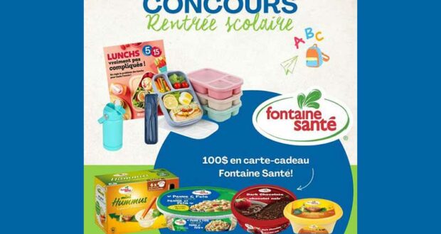 Gagnez des accessoires pour la boîte à lunch + 100 $