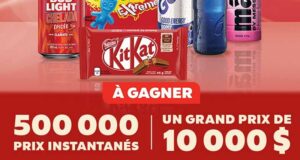 Gagnez un grand prix de 10 000 $ et 500000 prix instantannés