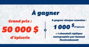 Gagnez un grand prix de 50 000 $ d'épicerie