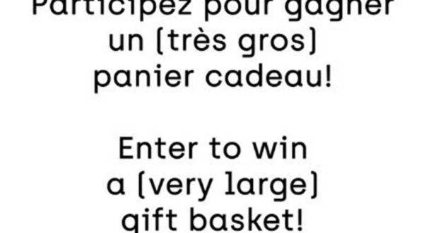 Gagnez un panier gourmet rempli de produits locaux