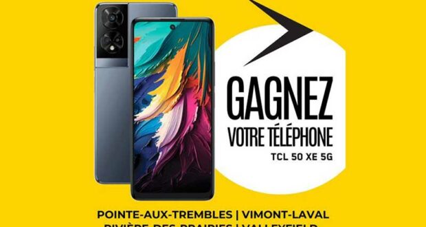 Gagnez un téléphone TCL 50 XE 5G