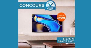 Gagnez un téléviseur Bravia 8 65 pouces OLED de Sony (3400 $)