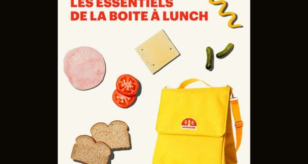 Gagnez une boîte à lunch Gaspésien pour des repas pratiques