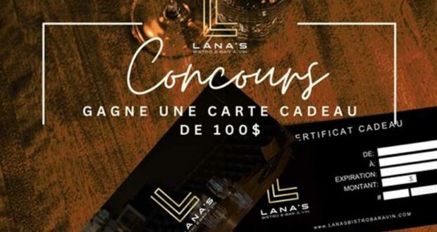 Gagnez une carte cadeau Lana's de 100 $