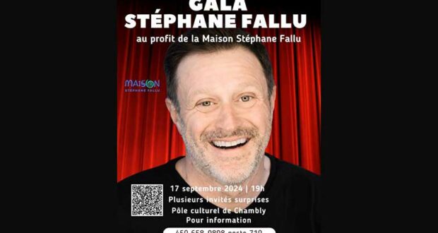 Gagnez une paire de billets pour le Gala Stéphane Fallu