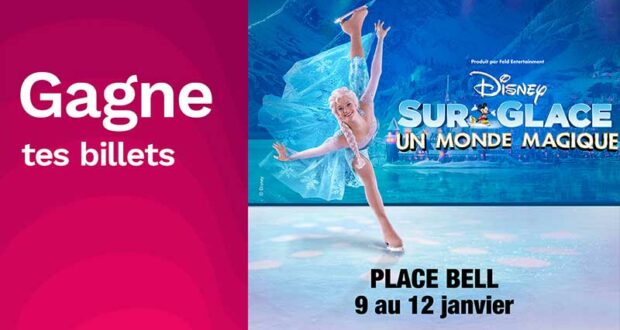 Gagnez vos billets pour Disney sur glace