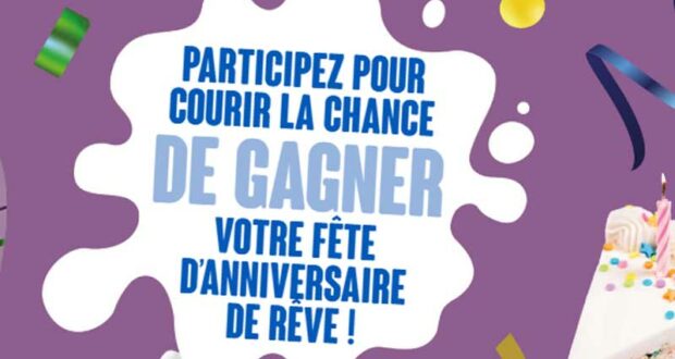 Gagnez votre fête d’anniversaire de rêve (8000 $)