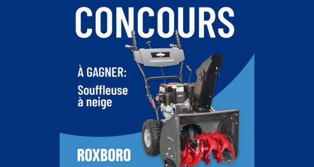 Gagnez votre souffleuse à neige