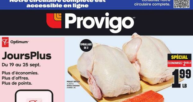 Provigo Circulaire du 19 septembre au 25 septembre 2024