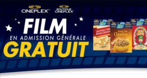 30000 billets pour un film gratuits + 50 prix Cineplex de 500$ offerts