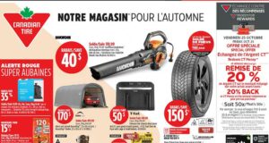 Circulaire Canadian Tire du 24 octobre au 30 octobre 2024