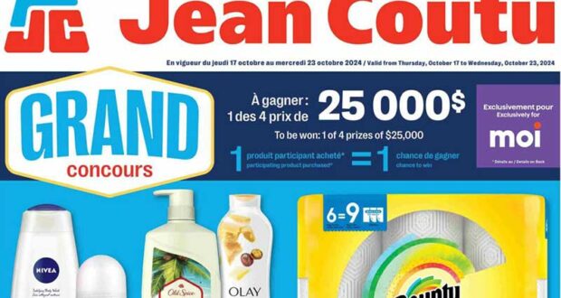 Circulaire Jean Coutu du 17 octobre au 23 octobre 2024