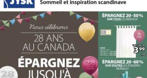 Circulaire Jysk du 17 octobre au 23 octobre 2024