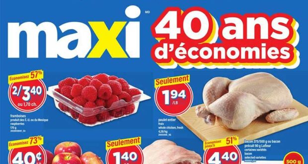 Circulaire Maxi du 24 octobre au 30 octobre 2024