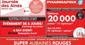 Circulaire Pharmaprix du 5 octobre au 10 octobre 2024