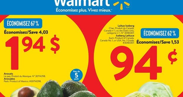 Circulaire Walmart du 17 octobre au 23 octobre 2024