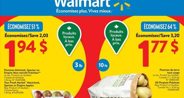 Circulaire Walmart du 24 octobre au 30 octobre 2024