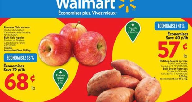 Circulaire Walmart du 3 octobre au 9 octobre 2024