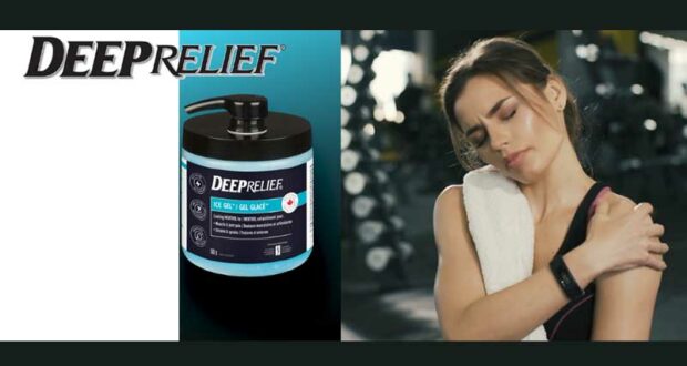 Essayez gratuitement le gel glacé de DEEP RELIEF