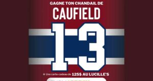 Gagne un chandail officiel de Caufield + 125$ chez Lucille's