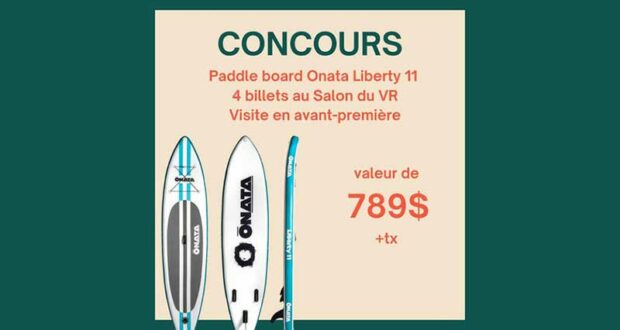 Gagnez Un paddle board Onata Liberty 11