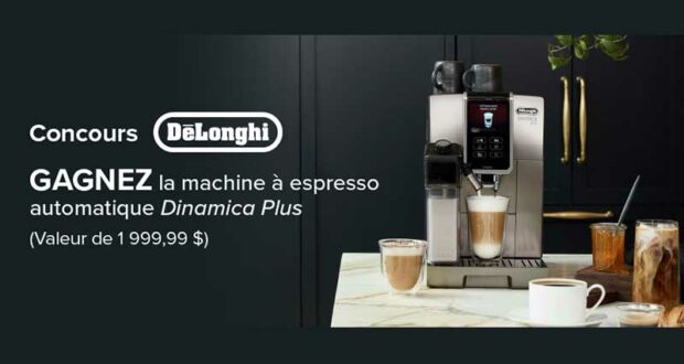 Gagnez la machine à espresso Dinamica Plus (2000 $)