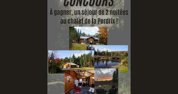 Gagnez un séjour de 2 nuitées au Chalet de la Perdrix