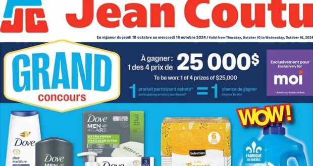 Jean Coutu Circulaire du 10 octobre au 16 octobre 2024