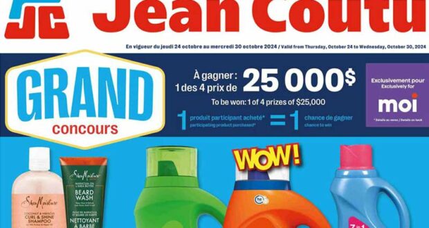 Jean Coutu Circulaire du 24 octobre au 30 octobre 2024