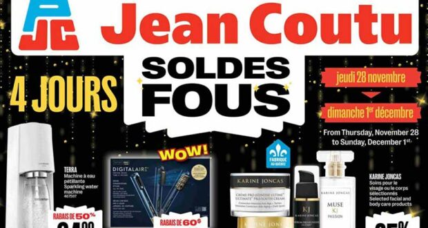 Circulaire Jean Coutu Soldes Vendredi Fou 2024