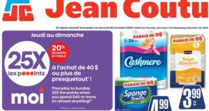 Circulaire Jean Coutu du 14 novembre au 20 novembre 2024