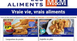 Circulaire Les Aliments M&M du 7 novembre au 13 novembre 2024