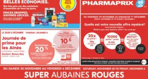 Circulaire Pharmaprix du 30 novembre au 6 décembre 2024