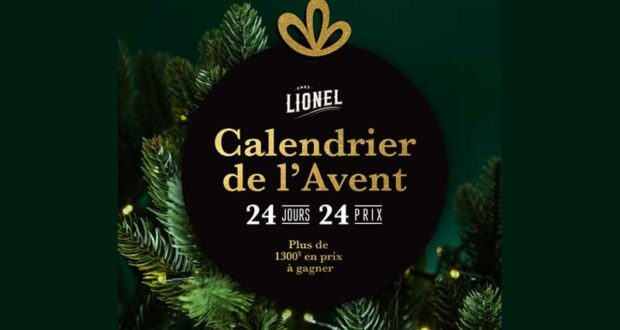 Concours Calendrier de l'Avent - Chez Lionel