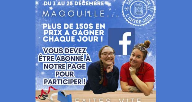 Concours Calendrier de l'Avent - L'Entre-Jeux