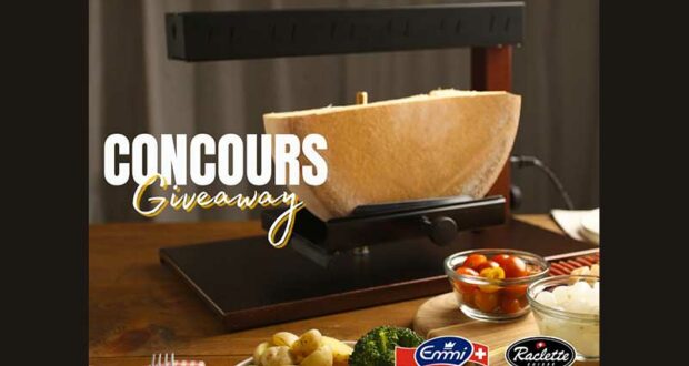 Gagne ton four à raclette traditionnel fabriqué en Suisse (500$)