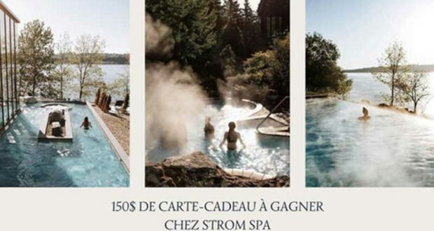 Gagne une carte-cadeau de 150$ au Strom Spa Nordique