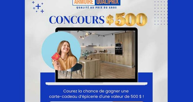 Gagnez 1 carte cadeau épicerie de 500 $