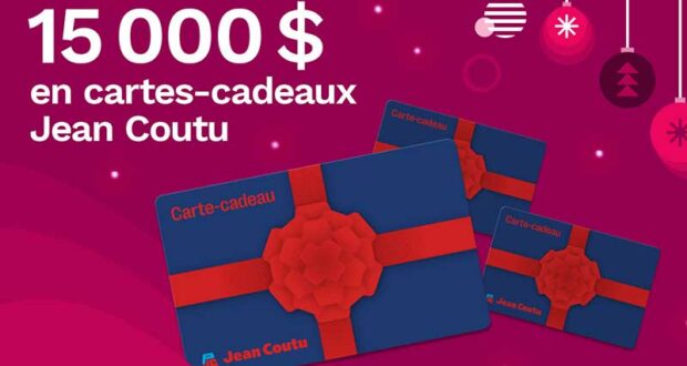 Gagnez 15000$ en cartes-cadeaux Jean Coutu