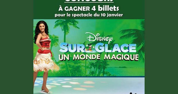 Gagnez 4 billets pour le spectacle Disney sur Glace