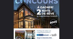 Gagnez deux nuitées au Relais rustique Panörama (800 $)