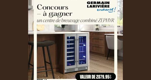 Gagnez un centre de breuvage combiné ZEPHYR (2879 $)