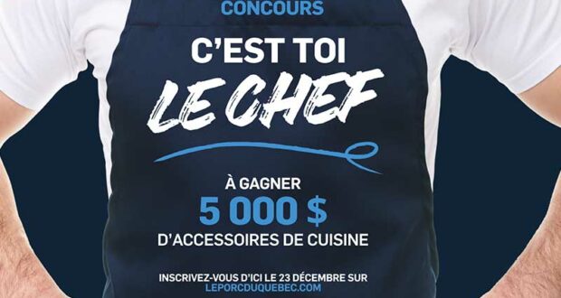 Gagnez un prix de 5000 $ d’articles de cuisine